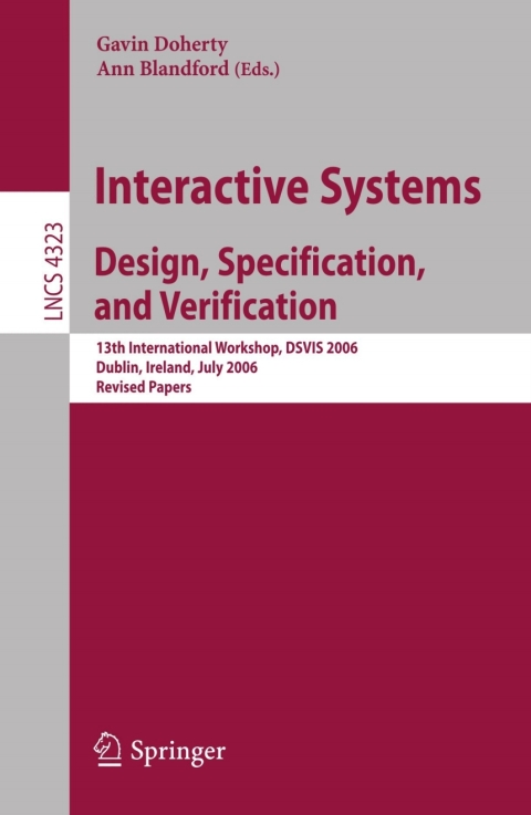Cover image for book Interactive Systems. Design, Specification, and Verification