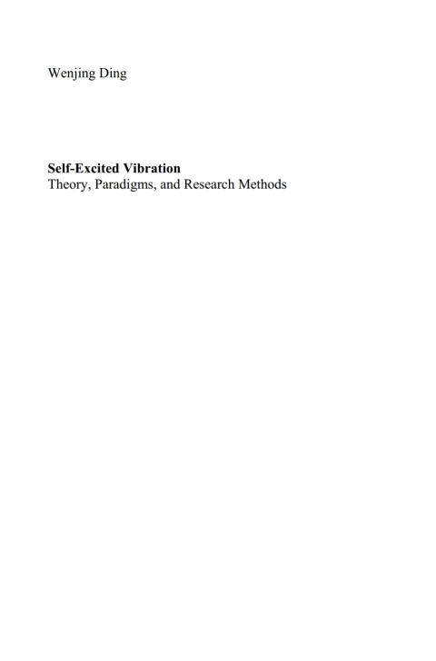 Cover image for book Self-Excited Vibration