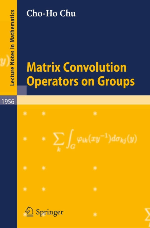 Cover image for book Matrix Convolution Operators on Groups