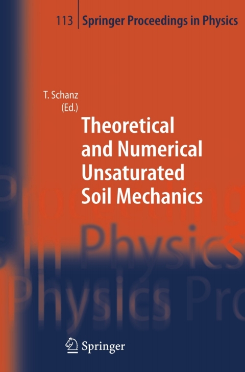 Cover image for book Theoretical and Numerical Unsaturated Soil Mechanics