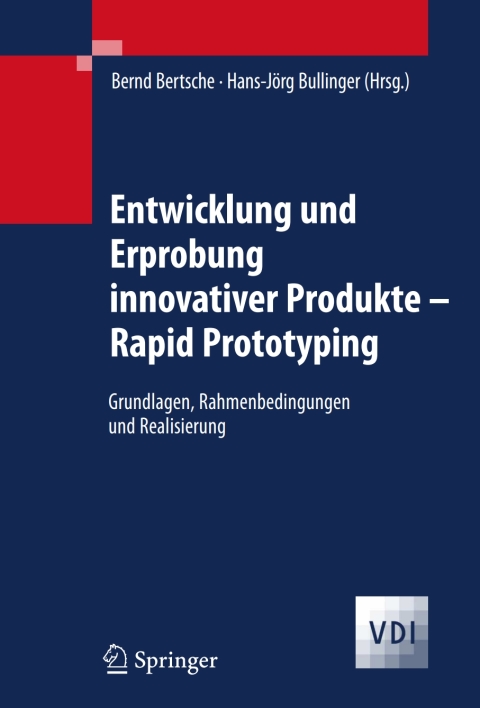 Cover image for book Entwicklung und Erprobung innovativer Produkte - Rapid Prototyping
