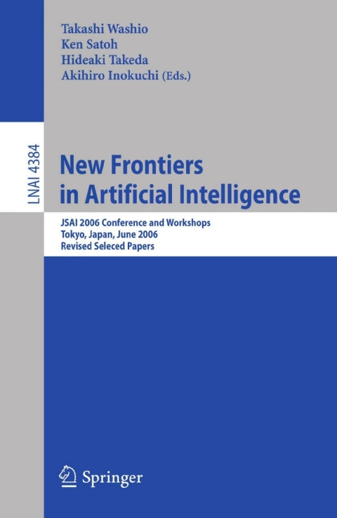Cover image for book New Frontiers in Artificial Intelligence