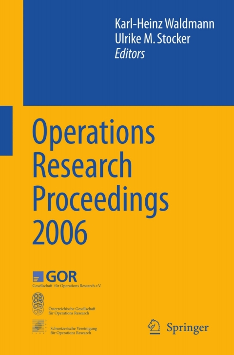 Cover image for book Operations Research Proceedings 2006