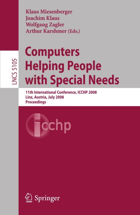 Cover image for book Computers Helping People with Special Needs