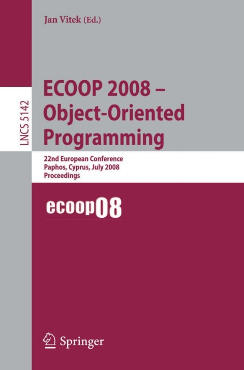 Cover image for book ECOOP 2008 - Object-Oriented Programming