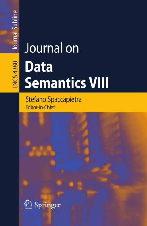 Cover image for book Journal on Data Semantics VIII