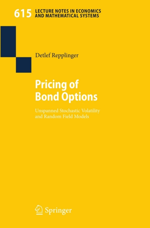 Cover image for book Pricing of Bond Options