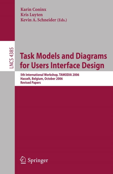Cover image for book Task Models and Diagrams for Users Interface Design