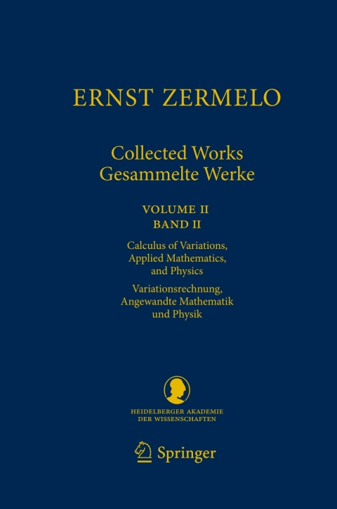 Cover image for book Ernst Zermelo - Collected Works/Gesammelte Werke II
