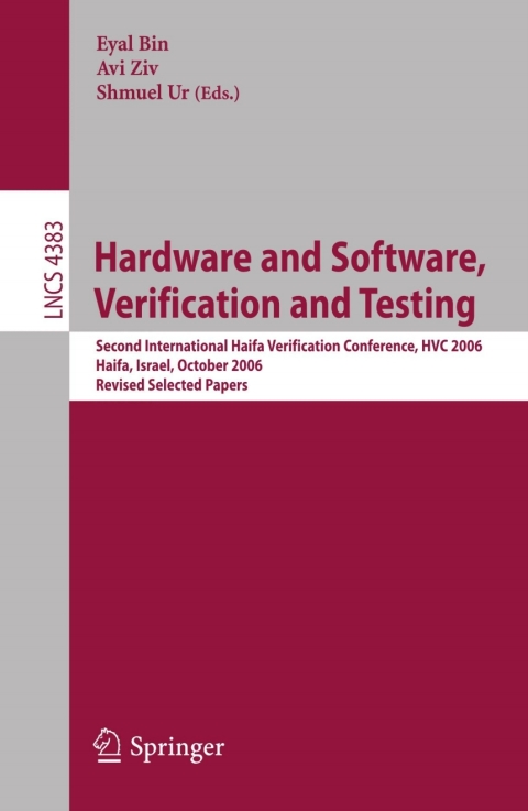 Cover image for book Hardware and Software, Verification and Testing