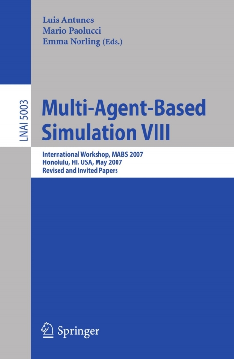Cover image for book Multi-Agent-Based Simulation VIII