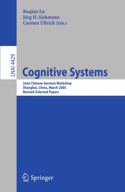 Cover image for book Cognitive Systems