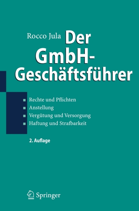 Cover image for book Der GmbH-Geschäftsführer