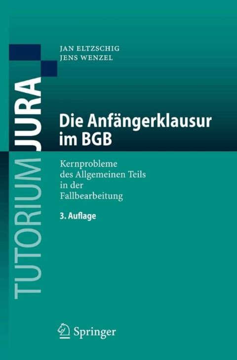 Cover image for book Die Anfängerklausur im BGB