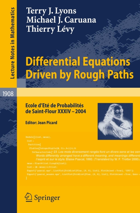 Cover image for book Differential Equations Driven by Rough Paths