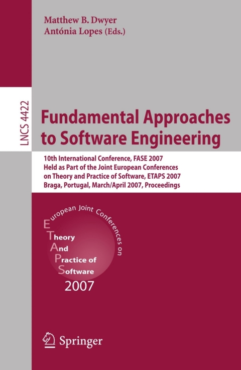 Cover image for book Fundamental Approaches to Software Engineering