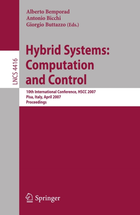 Cover image for book Hybrid Systems: Computation and Control