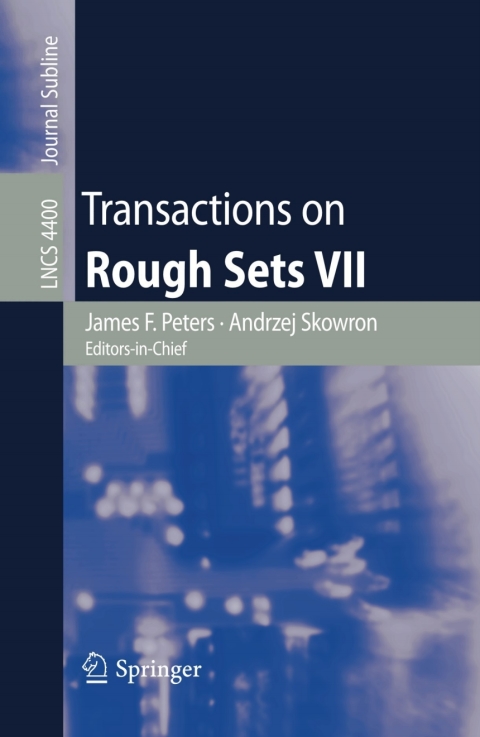 Cover image for book Transactions on Rough Sets VII