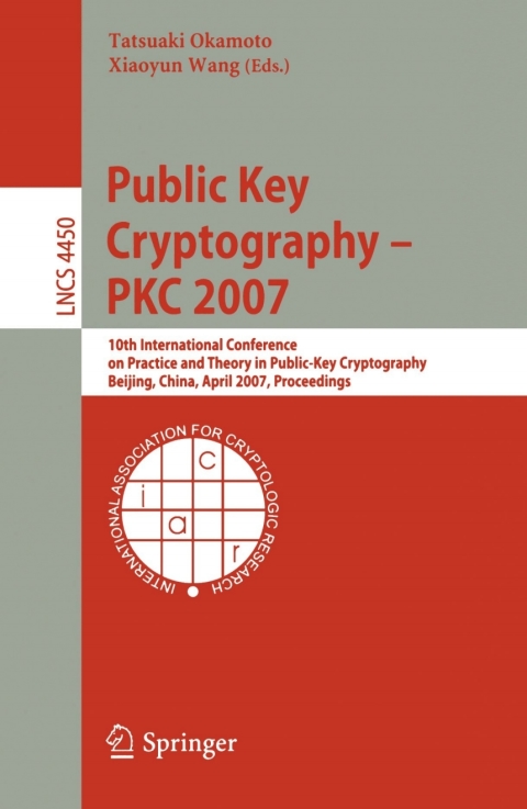Cover image for book Public Key Cryptography - PKC 2007