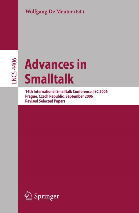 Cover image for book Advances in Smalltalk