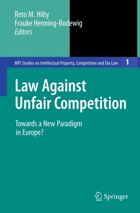 Cover image for book Law Against Unfair Competition
