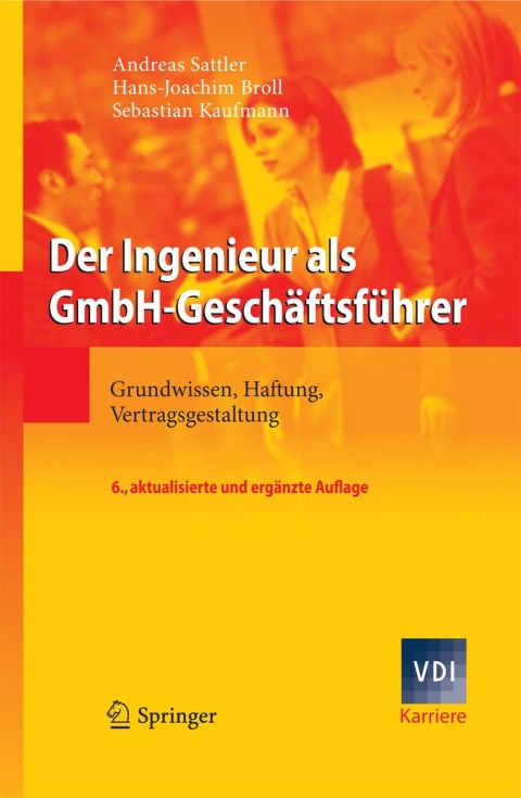 Cover image for book Der Ingenieur als GmbH-Geschäftsführer
