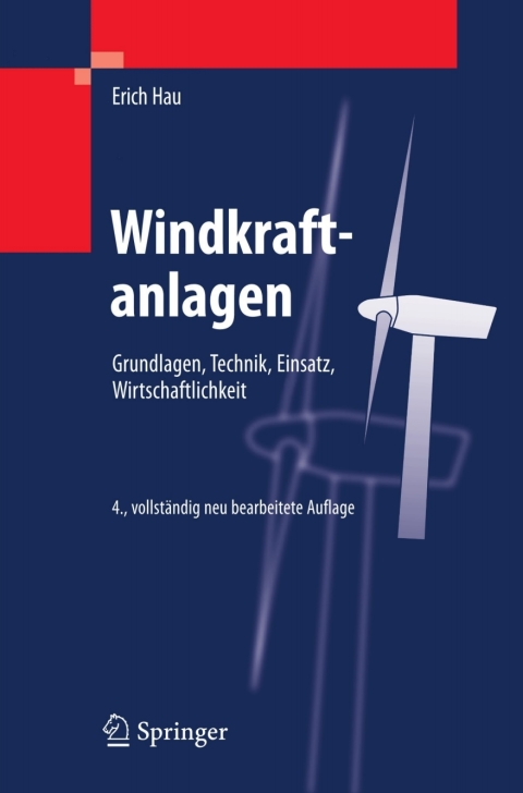Cover image for book Windkraftanlagen