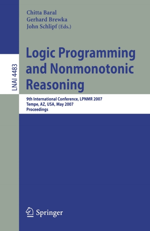 Cover image for book Logic Programming and Nonmonotonic Reasoning