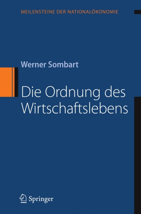 Cover image for book Die Ordnung des Wirtschaftslebens