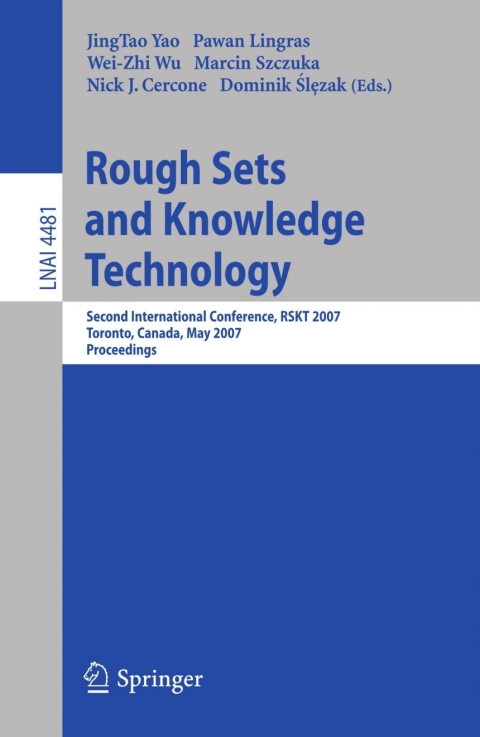 Cover image for book Rough Sets and Knowledge Technology