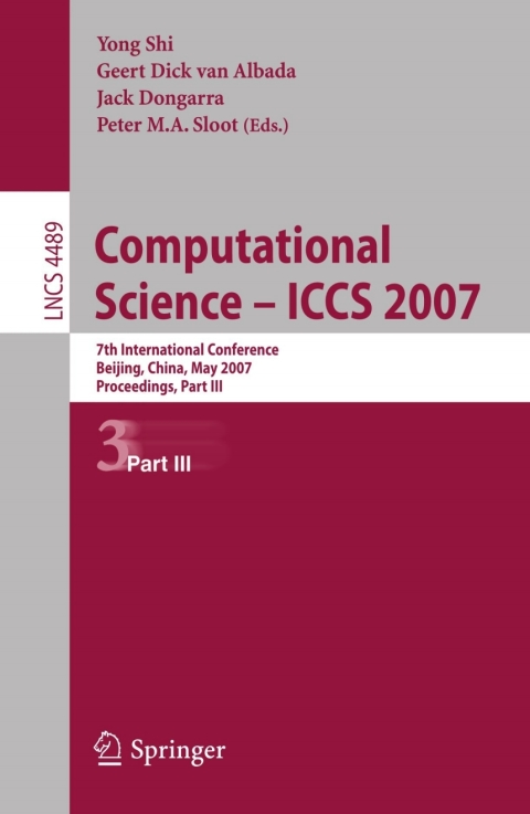 Cover image for book Computational Science - ICCS 2007
