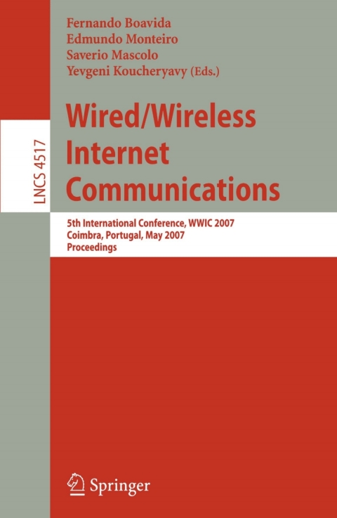 Cover image for book Wired/Wireless Internet Communications