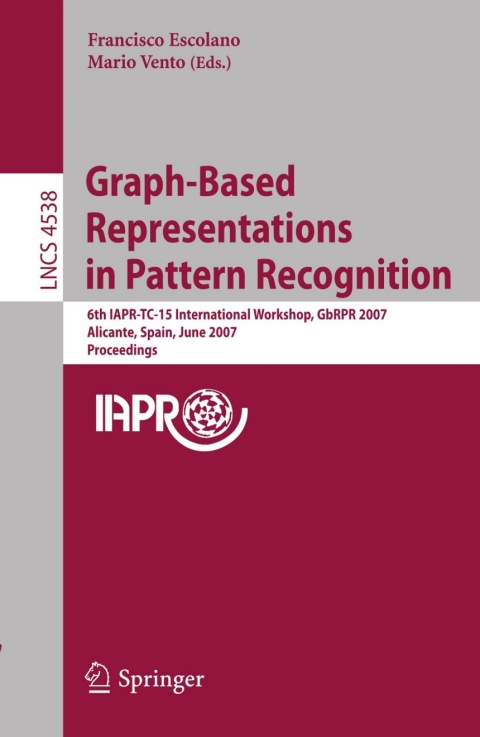 Cover image for book Graph-Based Representations in Pattern Recognition