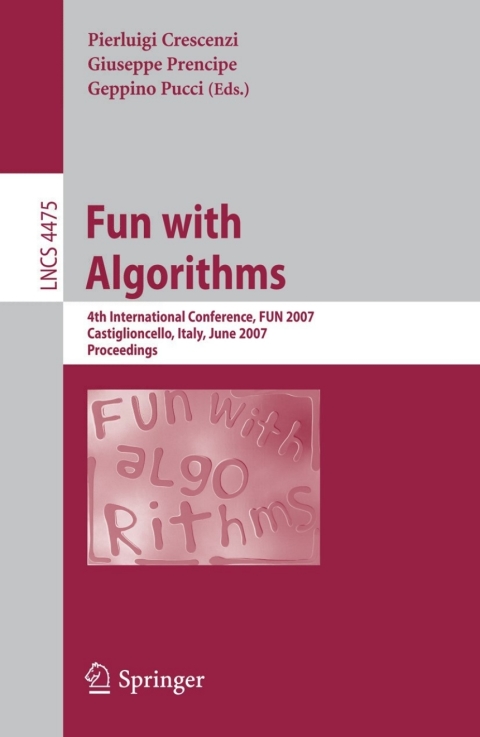 Cover image for book Fun with Algorithms