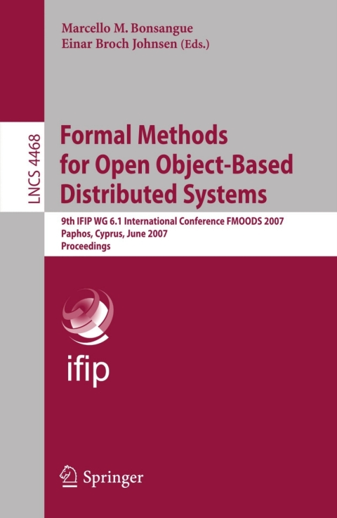 Cover image for book Formal Methods for Open Object-Based Distributed Systems