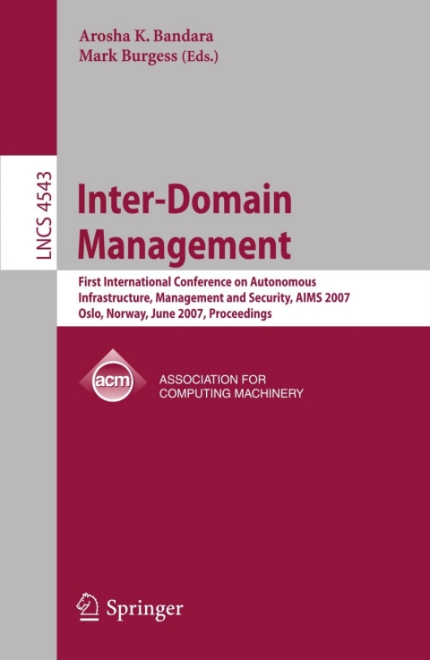 Cover image for book Inter-Domain Management