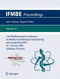 Titelbild: 11th Mediterranean Conference on Medical and Biological Engineering and Computing 2007 1st edition 9783540730439