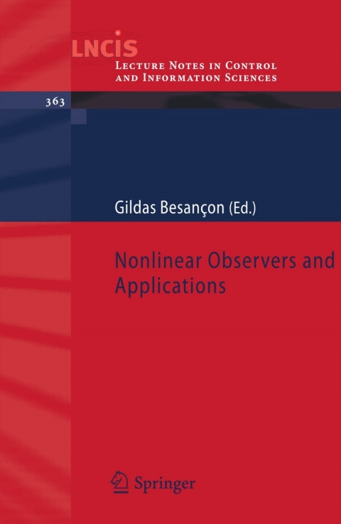 Cover image for book Nonlinear Observers and Applications
