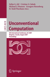 Titelbild: Unconventional Computation 1st edition 9783540735533