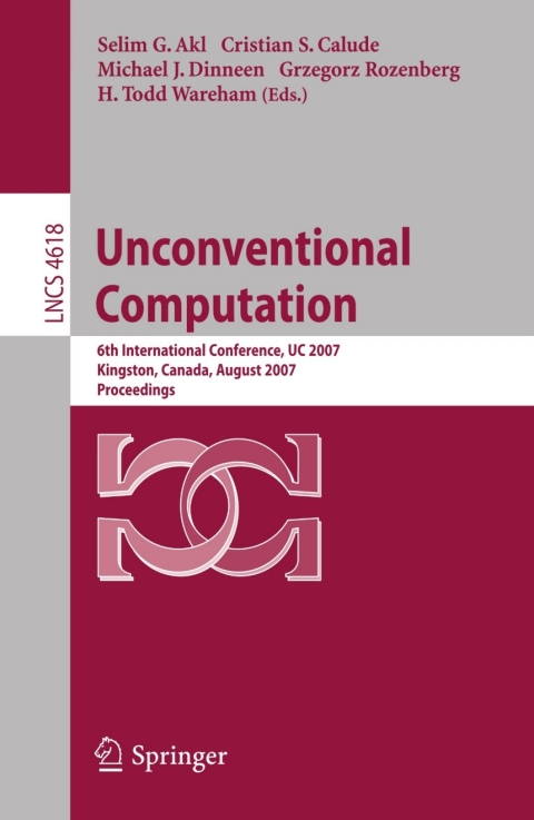 Cover image for book Unconventional Computation
