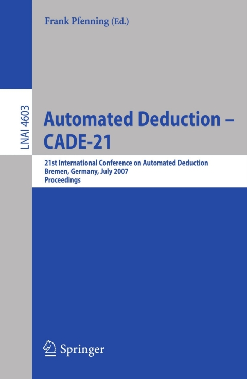 Cover image for book Automated Deduction - CADE-21