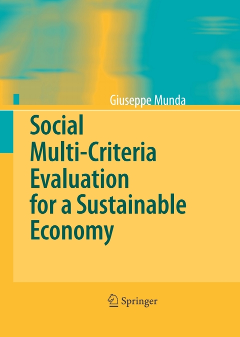 Cover image for book Social Multi-Criteria Evaluation for a Sustainable Economy