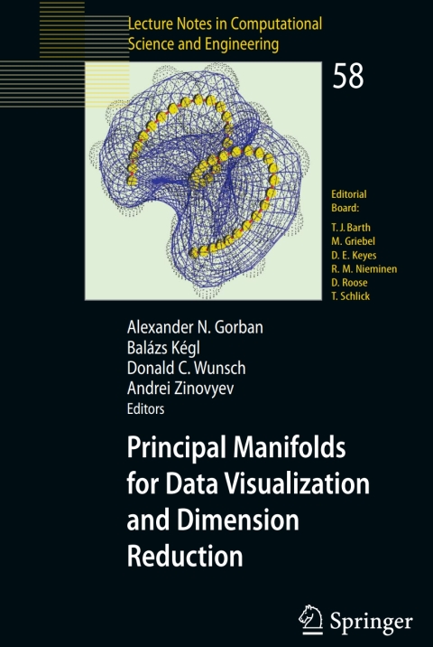 Cover image for book Principal Manifolds for Data Visualization and Dimension Reduction