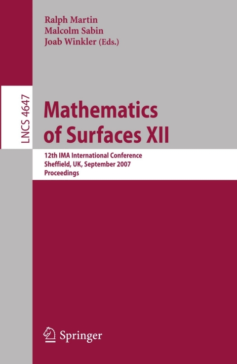 Cover image for book Mathematics of Surfaces XII