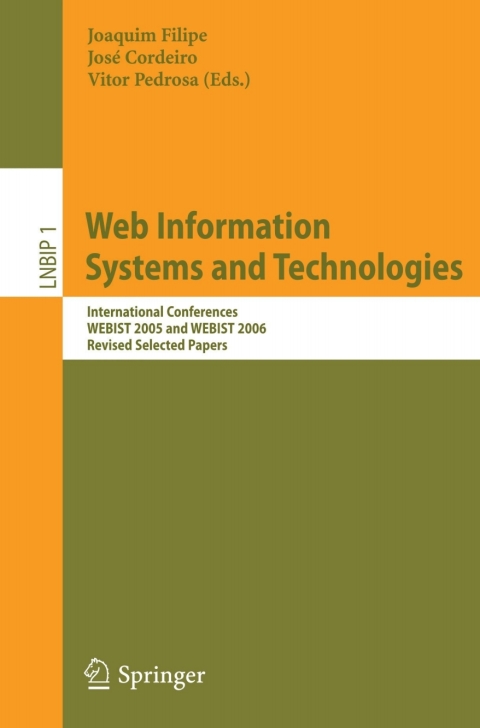 Cover image for book Web Information Systems and Technologies