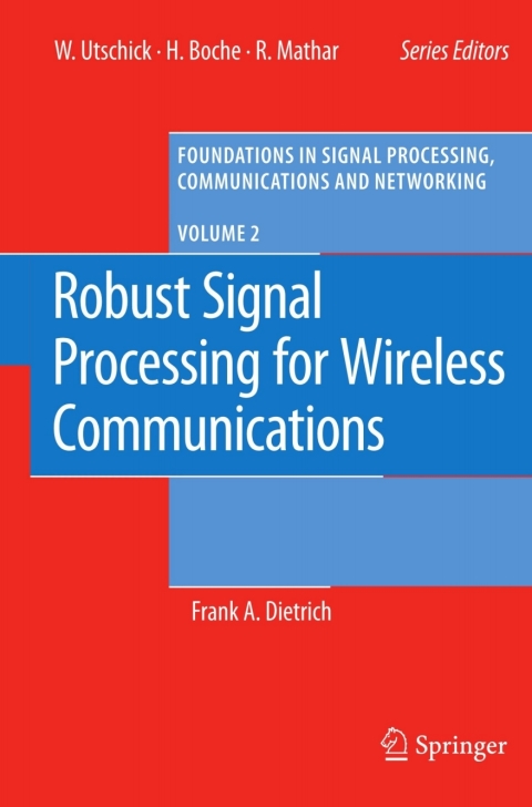 Cover image for book Robust Signal Processing for Wireless Communications