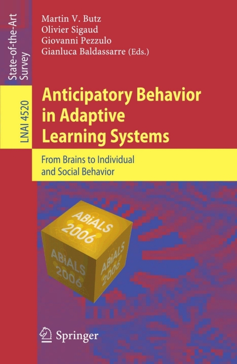 Cover image for book Anticipatory Behavior in Adaptive Learning Systems