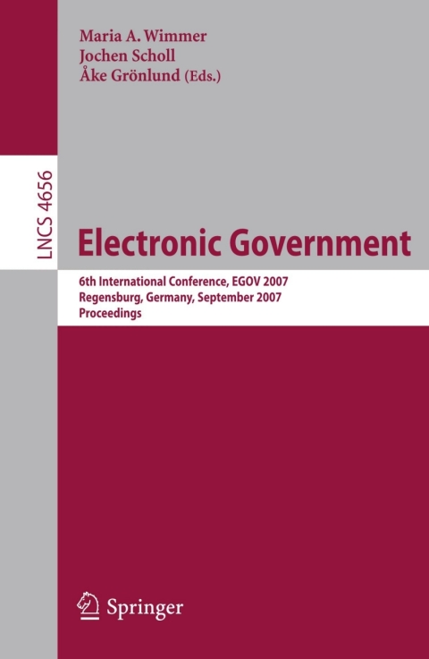 Cover image for book Electronic Goverment