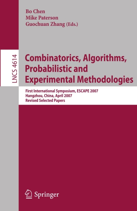 Combinatorics, Algorithms, Probabilistic and Experimental Methodologies 