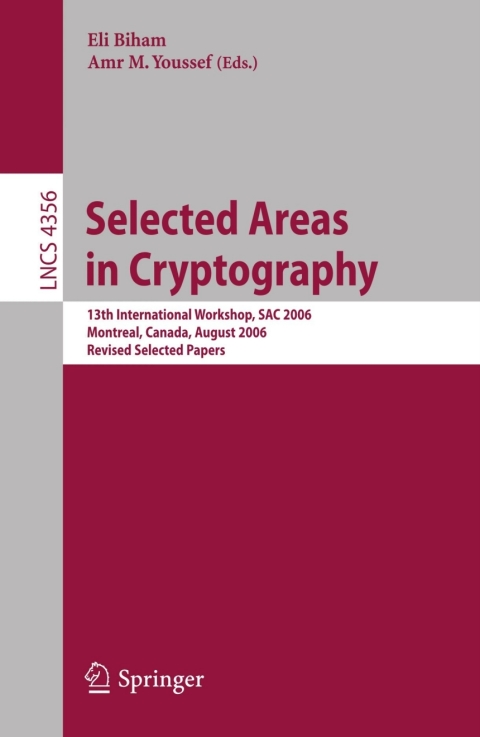 Cover image for book Selected Areas in Cryptography